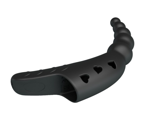 PRETTY LOVE - JORDIN FINGER VIBRATOR 10 VIBRATIONS BLACK