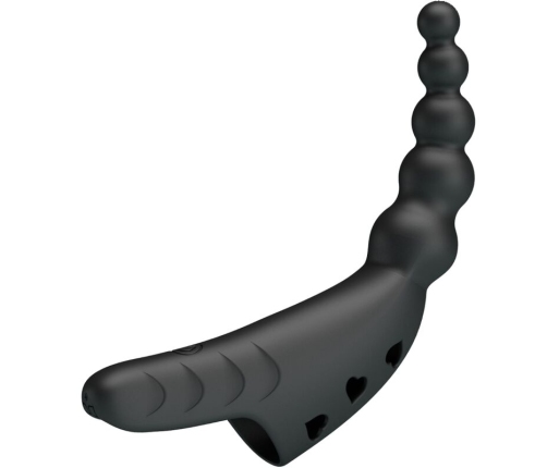 PRETTY LOVE - JORDIN FINGER VIBRATOR 10 VIBRATIONS BLACK