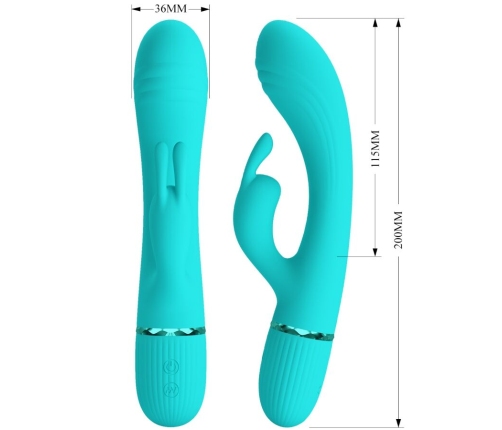 PRETTY LOVE - SCOCCO VIBRATOR RABBIT TURQUOISE