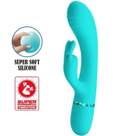 PRETTY LOVE - SCOCCO VIBRATOR RABBIT TURQUOISE PRETTY LOVE - SCOCCO VIBRATOR RABBIT TURQUOISE