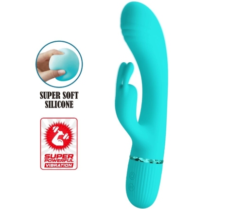 PRETTY LOVE - SCOCCO VIBRATOR RABBIT TURQUOISE