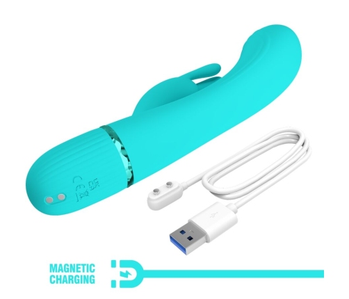 PRETTY LOVE - SCOCCO VIBRATOR RABBIT TURQUOISE