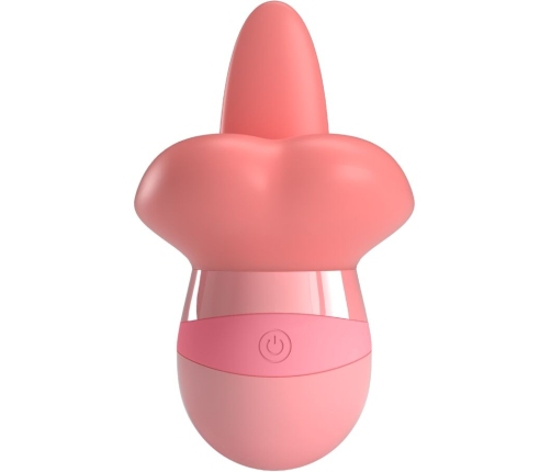 PRETTY LOVE - KYLEE TONGUE CLITORIS STIMULATOR 10 VIBRATIONS NUDE PINK