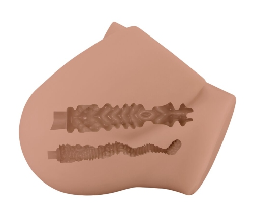 CRAZY BULL - BERNACE ASS VIBRATOR WITH REALISTIC VAGINA AND ANUS FLESH REMOTE CONTROL