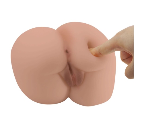 CRAZY BULL - BERNACE ASS VIBRATOR WITH REALISTIC VAGINA AND ANUS FLESH REMOTE CONTROL