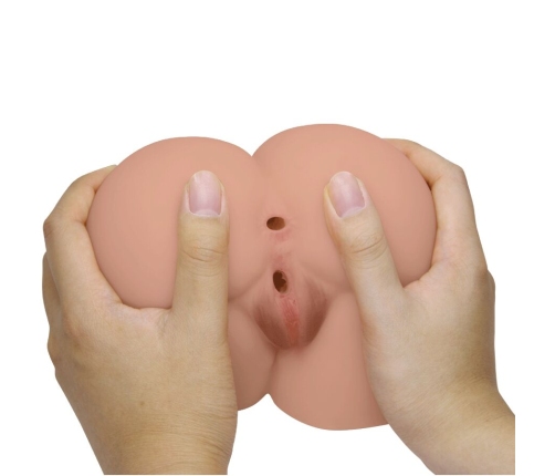 CRAZY BULL - BERNACE ASS VIBRATOR WITH REALISTIC VAGINA AND ANUS FLESH REMOTE CONTROL