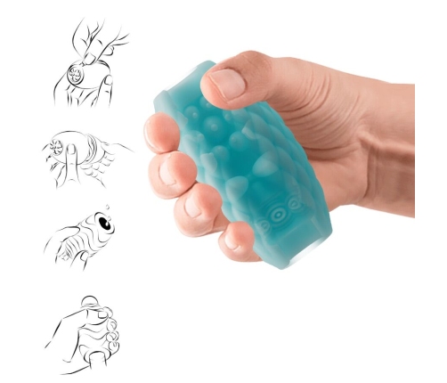 PRETTY LOVE - ATHENA EROS SILICONE MALE MASTURBATOR SKY BLUE