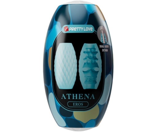 PRETTY LOVE - ATHENA EROS SILICONE MALE MASTURBATOR SKY BLUE