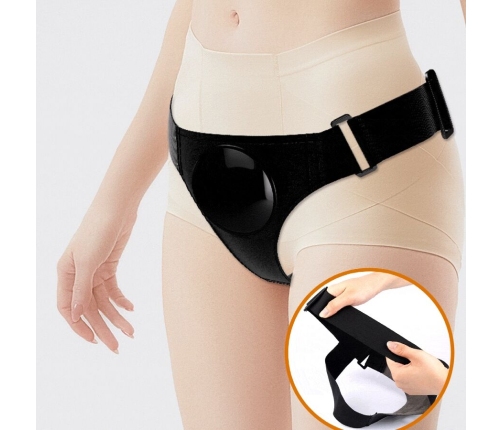 PRETTY LOVE - KYTON HARNESS BRIEFS UNIVERSAL CON DILDO SQUIRTING 19 CM MULATO