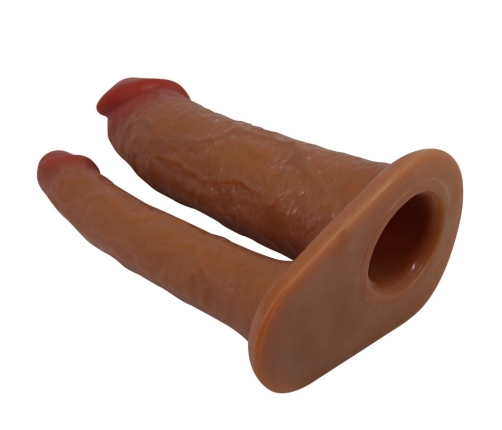 PRETTY LOVE - KEAVEN HARNESS BRIEFS UNIVERSAL & COMFORTABLE DOBLE DILDO