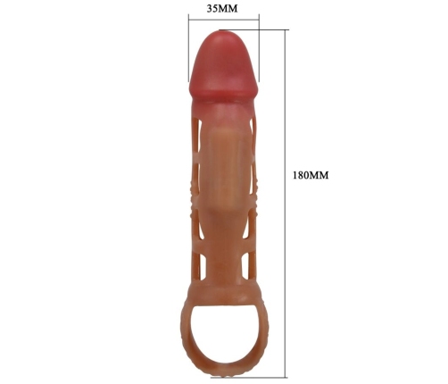 PRETTY LOVE - PRESTON FUNDA PARA PENE CON VIBRACIÓN DE 18 CM