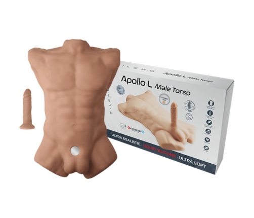 SILEXD - APOLLO L REALISTIC MALE TORSO CARAMEL