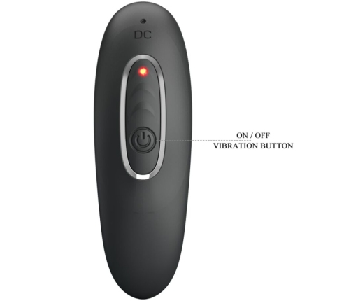 PRETTY LOVE - REMINGTON ANAL AND VAGINAL VIBRATING MASSAGER BLACK