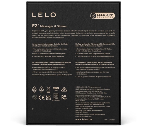 LELO - F2S™ TEAL  MALE MASTURBATOR RED