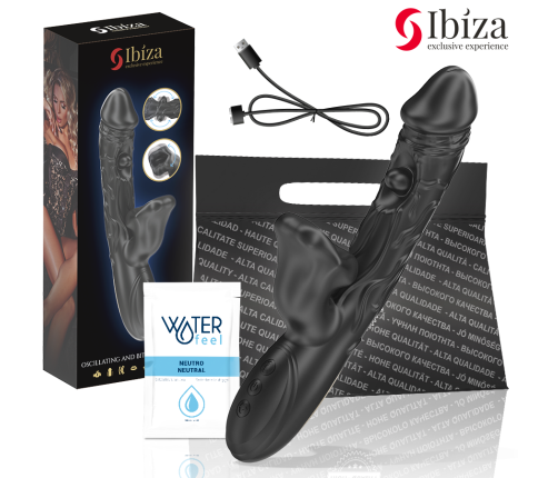IBIZA - VIBRATOR AND CLITORIS STIMULATOR WITH BITING AND ROTATION EFFECT