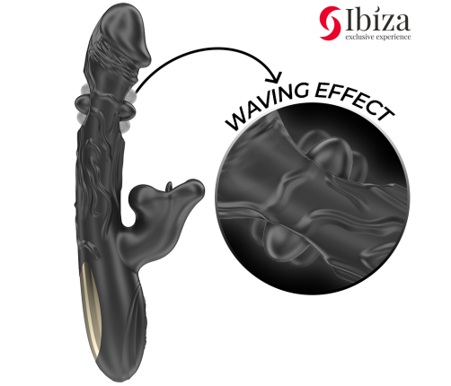 IBIZA - VIBRATOR AND CLITORIS STIMULATOR WITH BITING AND ROTATION EFFECT
