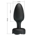 PRETTY LOVE - OSBORN PLUG ANAL CON LUZ LED 9.8 CM
