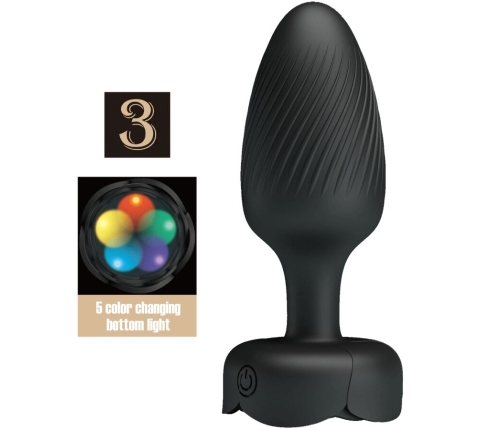 PRETTY LOVE - OSBORN PLUG ANAL CON LUZ LED 9.8 CM