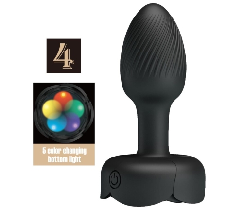 PRETTY LOVE - OLMAN PLUG ANAL CON LUZ LED 8.8 CM