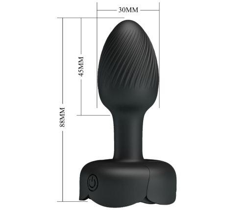PRETTY LOVE - OLMAN PLUG ANAL CON LUZ LED 8.8 CM