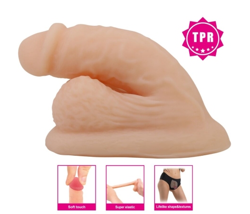PRETTY LOVE - WILDON ULTRA REALISTIC AND ELASTIC DILDO 10 CM NATURAL