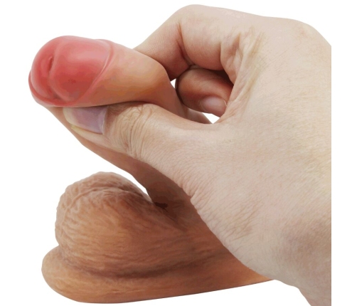 PRETTY LOVE - WARNELL ULTRA REALISTIC AND ELASTIC DILDO 9.5 CM MULATO