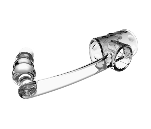 PRETTY LOVE - PENIS SLEEVE WITH ANAL PLUG TRANSPARENT