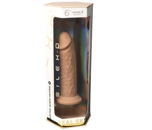 SILEXD - REALISTIC PENIS MODEL 2 THERMOREACTIVE SILICONE 15.4 CM