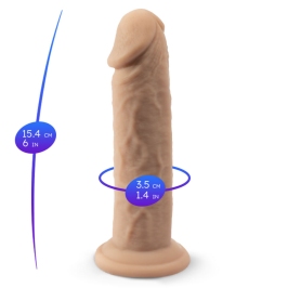 SILEXD - REALISTIC PENIS MODEL 2 PREMIUM THERMOREACTIVE SILICONE 15.4 CM SILEXD - REALISTIC PENIS MODEL 2 PREMIUM THERMOREACTIVE SILICONE 15.4 CM