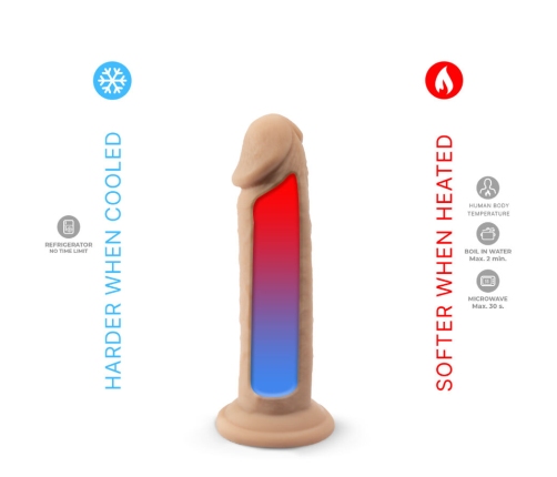 SILEXD - REALISTIC PENIS MODEL 2 PREMIUM THERMOREACTIVE SILICONE 15.4 CM