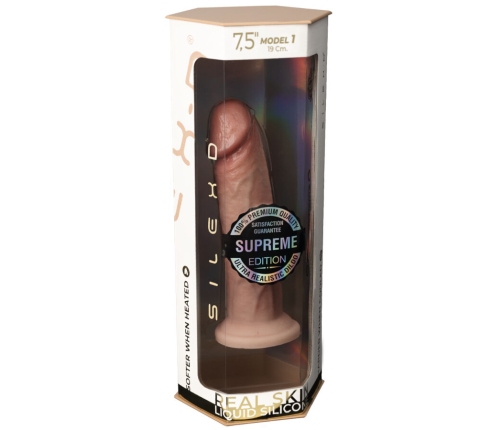 SILEXD - REALISTIC PENIS MODEL 2 PREMIUM THERMOREACTIVE SILICONE 19 CM