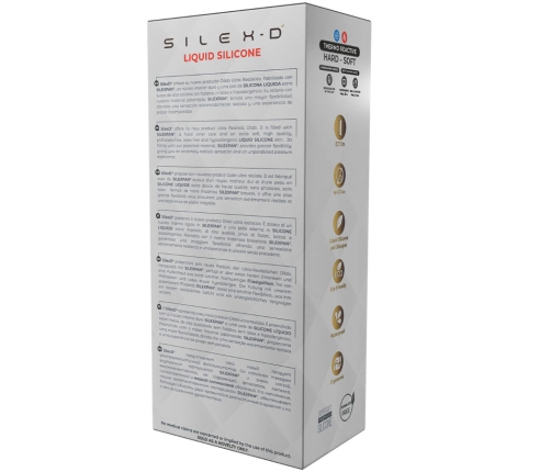 SILEXD - REALISTIC PENIS MODEL 9 LIQUID SILICONE 22.8 CM