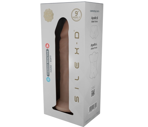 SILEXD - REALISTIC PENIS MODEL 9 LIQUID SILICONE 22.8 CM