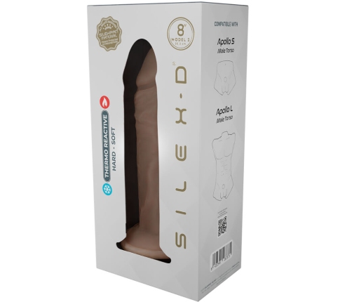 SILEXD - REALISTIC PENIS MODEL 8 LIQUID SILICONE 20.6 CM