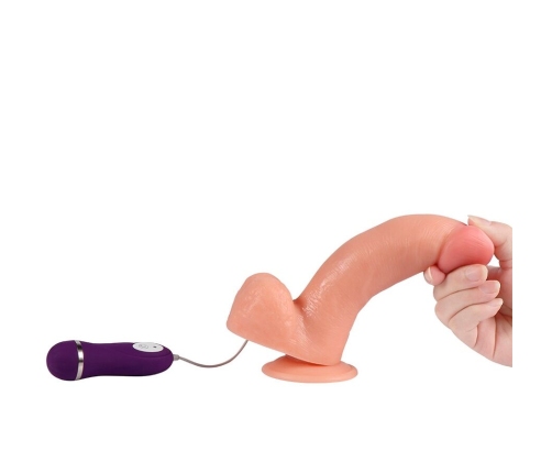 SHEQU - ADAM VIBRATOR DILDO WITH REMOTE CONTROL 21 CM