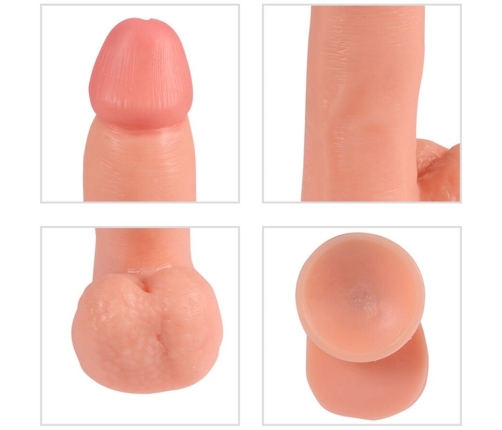 SHEQU - ADAM VIBRATOR DILDO WITH REMOTE CONTROL 21 CM