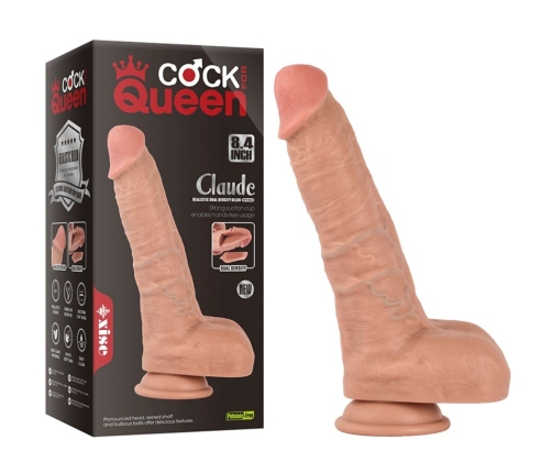 XISE - CLAUDE REALISTIC DOUBLE DENSITY DILDO 16.5 CM