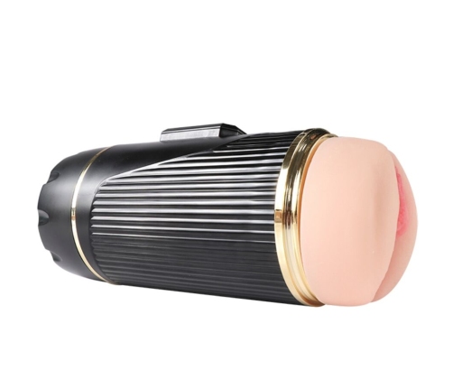 SHEQU - KAY DOUBLE MASTURBATOR WITH DUAL MOUTH AND VAGINA VIBRATION