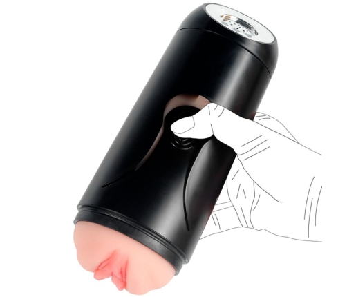 SHEQU - FANNY VAGINA MASTURBATOR WITH VIBRATION