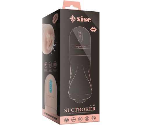 XISE - SUCTROKER V2.0 I MOUTH MASTURBATOR WITH VIBRATION