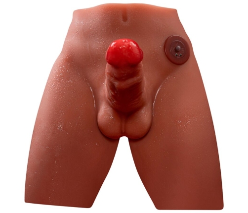 XISE - JASON REALISTIC DILDO MASTURBATOR WITH THRUSTING AND VIBRATION 17 CM