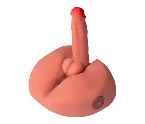 XISE - HONEY REALISTIC DILDO MASTURBATOR WITH VIBRATION 25 CM