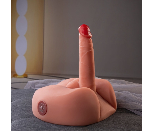 XISE - HONEY REALISTIC DILDO MASTURBATOR WITH VIBRATION 25 CM