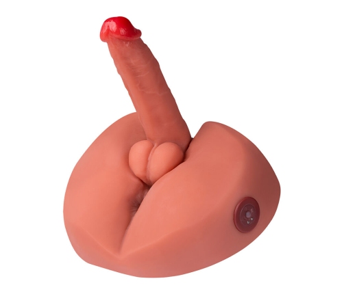 XISE - HONEY REALISTIC DILDO MASTURBATOR WITH VIBRATION 25 CM