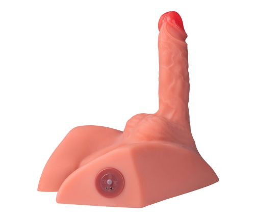 XISE - MICHAEL REALISTIC DILDO AND ANUS MASTURBATOR WITH THRUSTING 15 CM