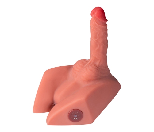 XISE - MICHAEL REALISTIC DILDO AND ANUS MASTURBATOR WITH THRUSTING 15 CM