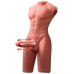 XISE - JASON HALF BODY REALISTIC MALE TORSO WITH THRUSTING AND VIBRATION 55 CM