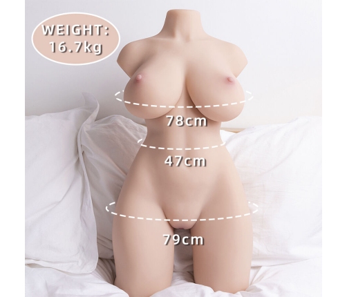XISE - TIDY FEMALE REALISTIC TORSO WITH THRUSTING 71 CM