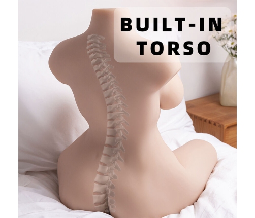 XISE - TIDY FEMALE REALISTIC TORSO WITH THRUSTING 71 CM