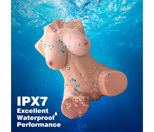 XISE - DANIA THRUSTING REALISTIC VIBRATING FEMALE TORSO 52 CM